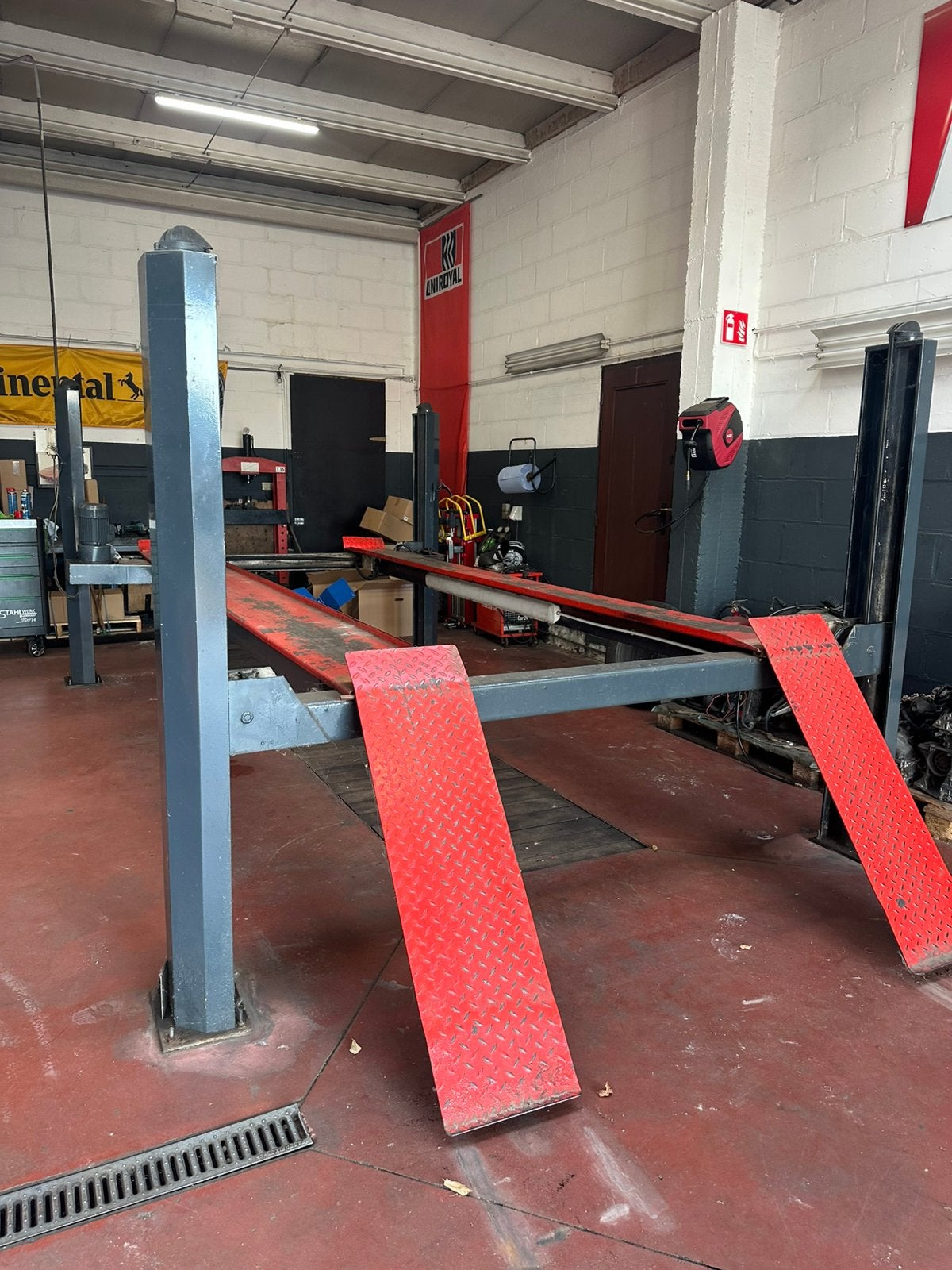 Hefbrug 3 ton Merk Union,goed werkend!, Auto diversen, Autogereedschap, Ophalen, Gebruikt