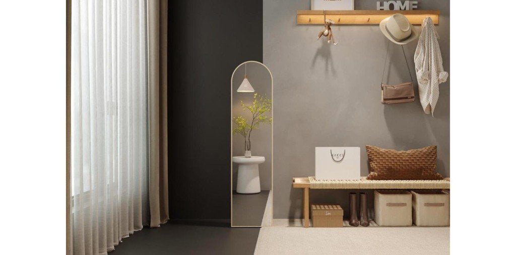 Spiegel Rosalie 160x40 oude eik - nieuw, Huis en Inrichting, Verzenden, Nieuw