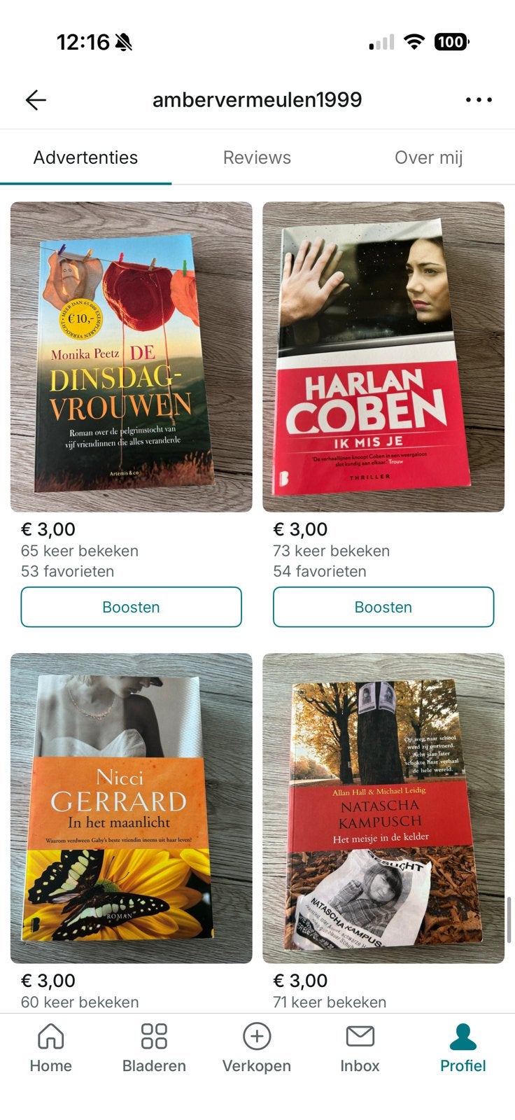 Leesboeken, Livres, Enlèvement, Comme neuf