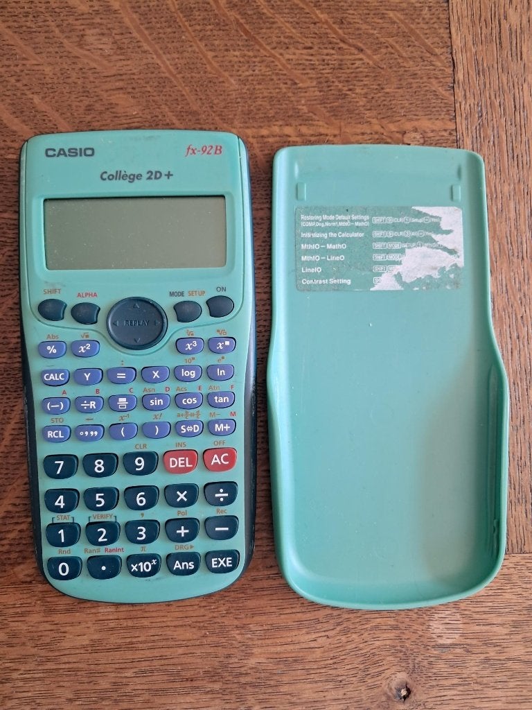Casio fx-92b rekenmachine, Diversen, Ophalen of Verzenden, Gebruikt