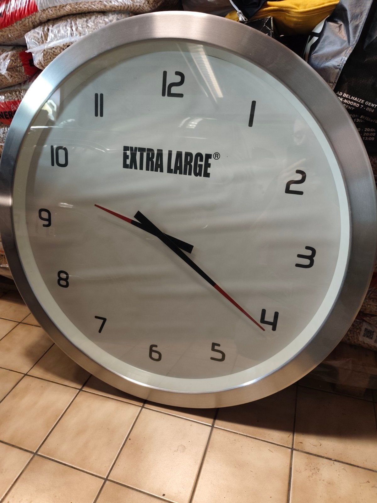 grote klok 95 cm diameter. in goede werkende staat. ., Maison & Meubles, Accessoires pour la Maison | Horloges, Enlèvement