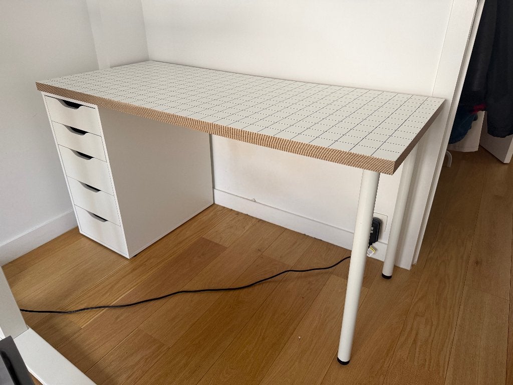 Bureau, Maison & Meubles, Comme neuf, Enlèvement, IKEA, 140 cm
