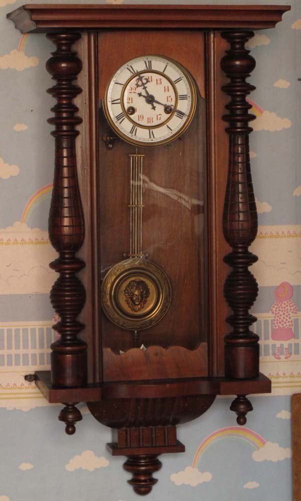 pendule murale, Vintage, Avec carillon, Analogique, Enlèvement