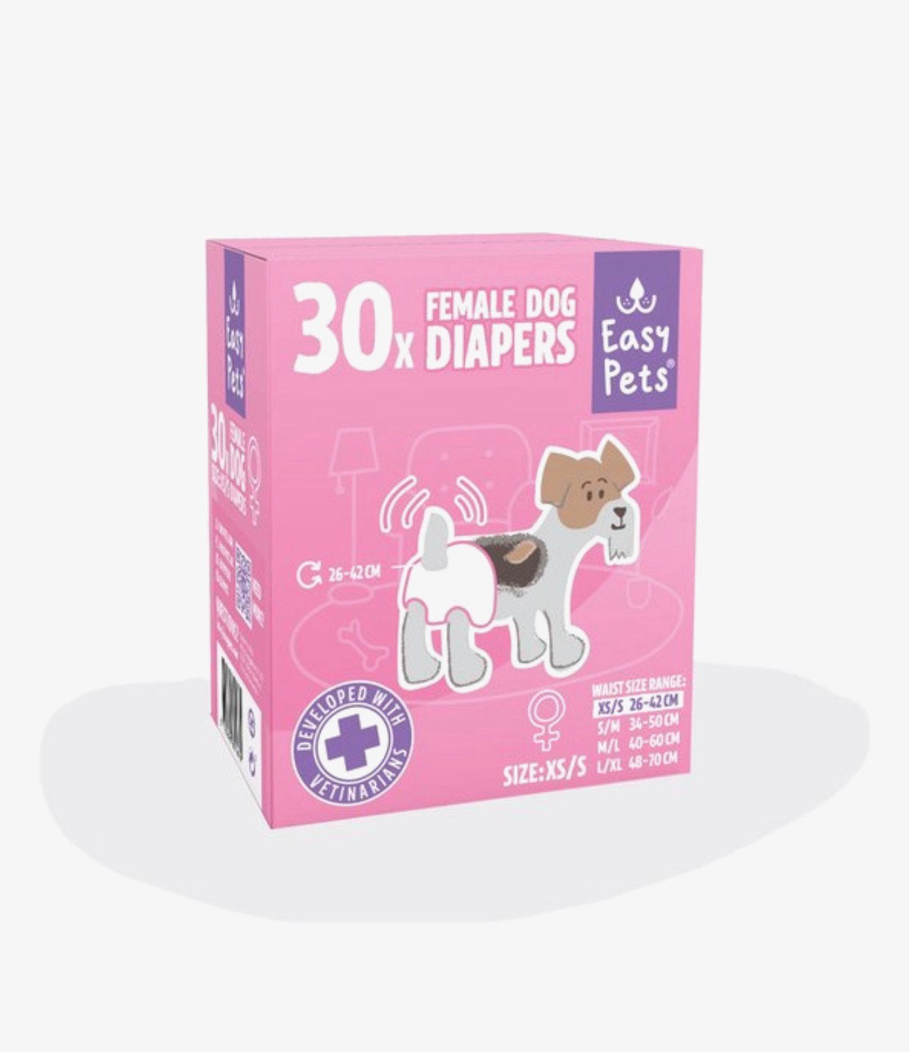 Honden loopsheidluiers, Ophalen, Hond
