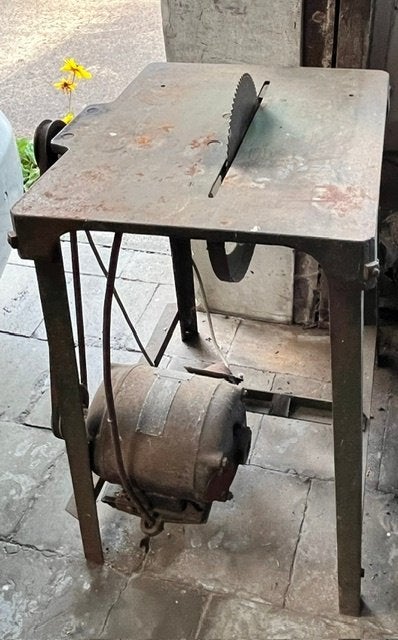 tafelzaag, Doe-het-zelf en Bouw, Ophalen, Gebruikt
