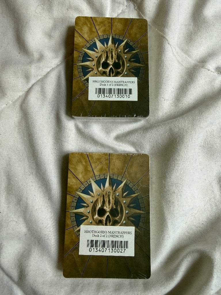 Warhammer Underworlds Les Trappeurs de Hrothgorn cartes neuf, Enlèvement ou Envoi, Neuf, Warhammer, Accessoires