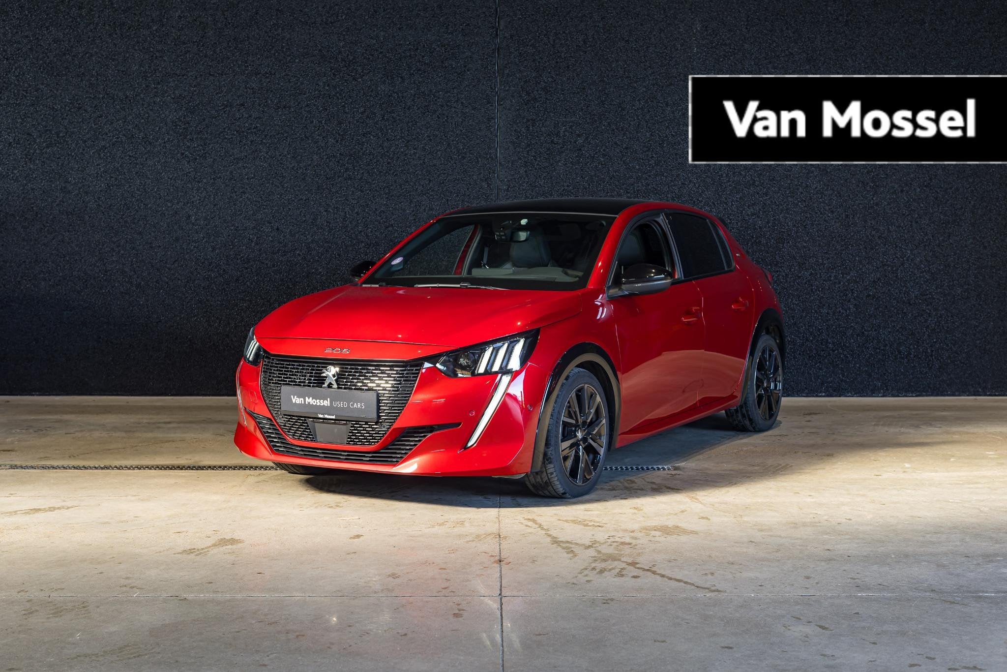 Peugeot 208 1.2 100 DSC6 Active (automatique), Rouge, Electronic Stability Program (ESP), Euro 6, Entreprise