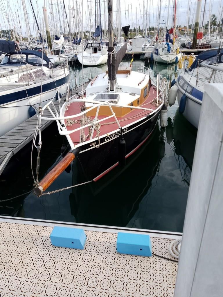 Stalen zeilboot 9m.20pk diesel inboard., Sports nautiques & Bateaux, Voiliers à cabine & Voiliers, Enlèvement