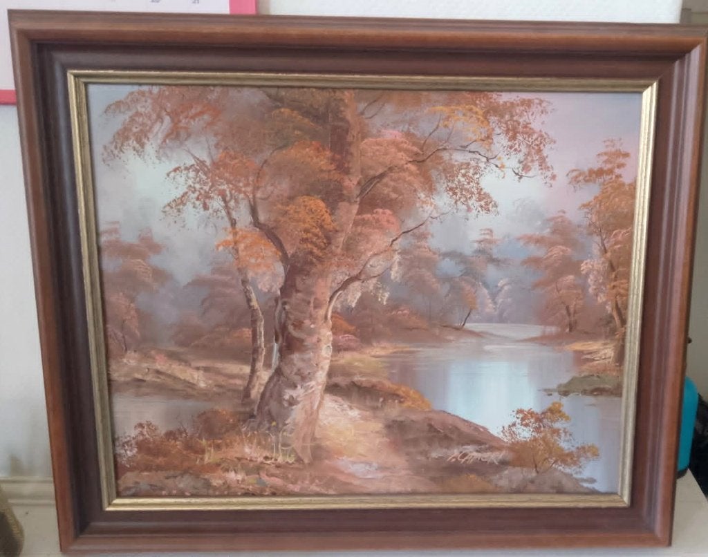 tableau i cafieri 60 cm sur 50, Maison & Meubles, Enlèvement, Utilisé, Tableau