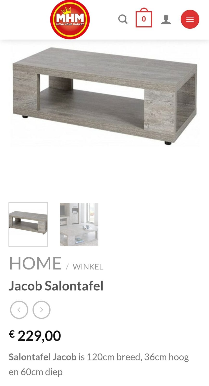 Salontafel, Maison & Meubles, 50 – 75, 50 à 100 cm, Comme neuf, 100 à 150 cm