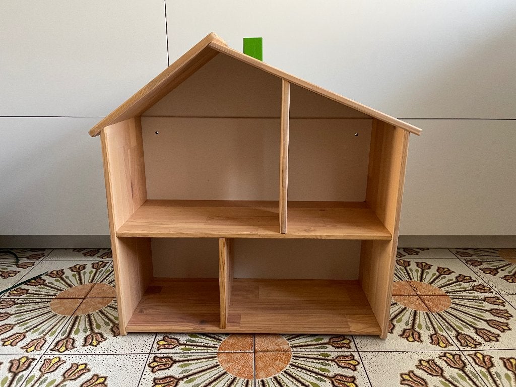 Poppenhuis uit hout, Ophalen, Zo goed als nieuw, Poppenhuis