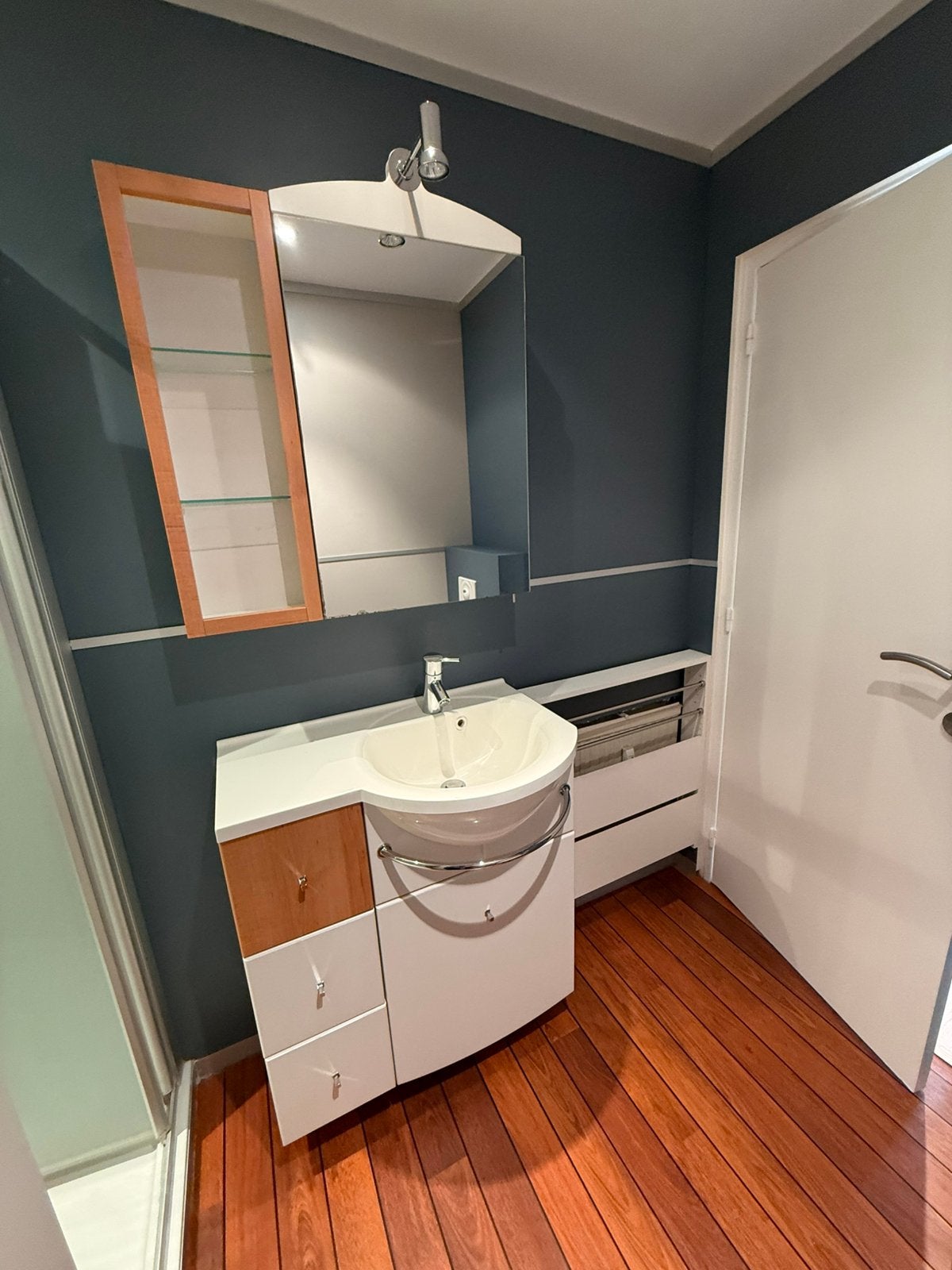 Meubles salle de bain, Maison & Meubles, Enlèvement, Utilisé, Armoire à miroir