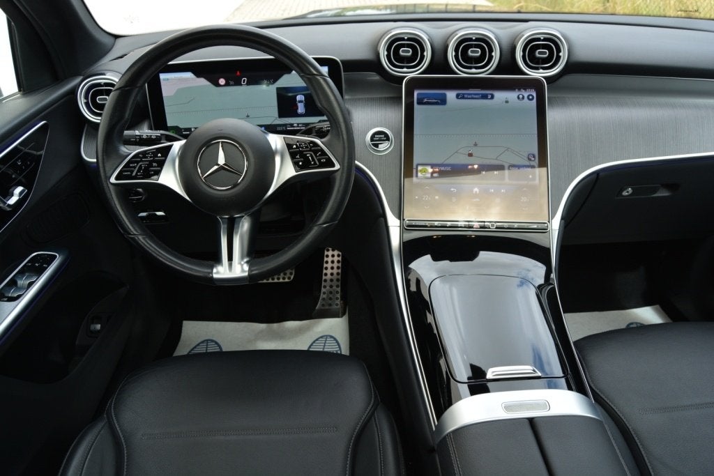 Mercedes GLC300e 313CV 4Matic PHEV/Luxury Line/Toit pano/'23, Autos, Mercedes-Benz, Cuir, Argent ou Gris, Euro 6, Entreprise
