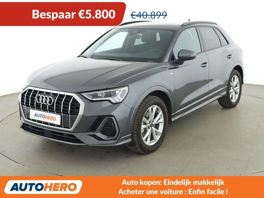 Audi Q3 35 TFSI S Line (année de construction 2025), Autos, Audi, Cuir, Argent ou Gris, Achat, Détection des panneaux routiers