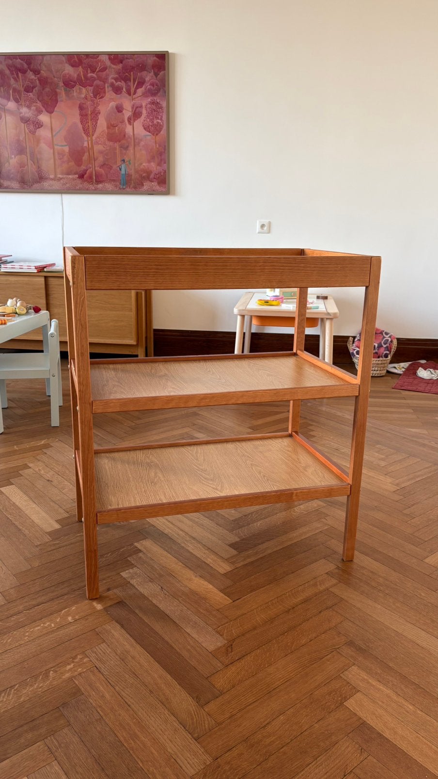 Luiertafel noble vintage woodies, Ophalen, Gebruikt