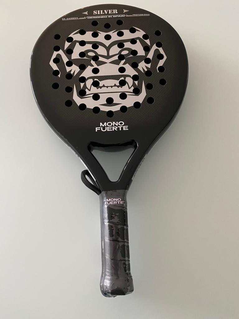 Gloednieuw padel racket silver editie Mono Fuerte, Ophalen of Verzenden, Nieuw