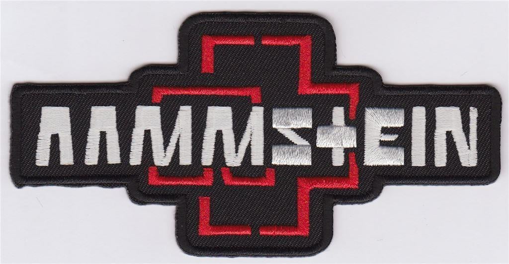 Rammstein stoffen opstrijk patch embleem #1, Verzamelen, Verzenden, Nieuw, Kleding