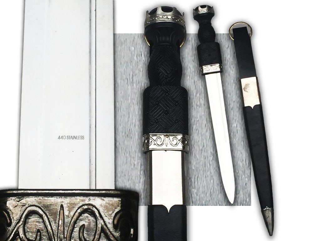 🚨Rare POIGNARD - SABRE ÉCOSSAIS HIGHLANDER STAINLESS XX, Enlèvement ou Envoi, Armée de terre, Épée ou sabre