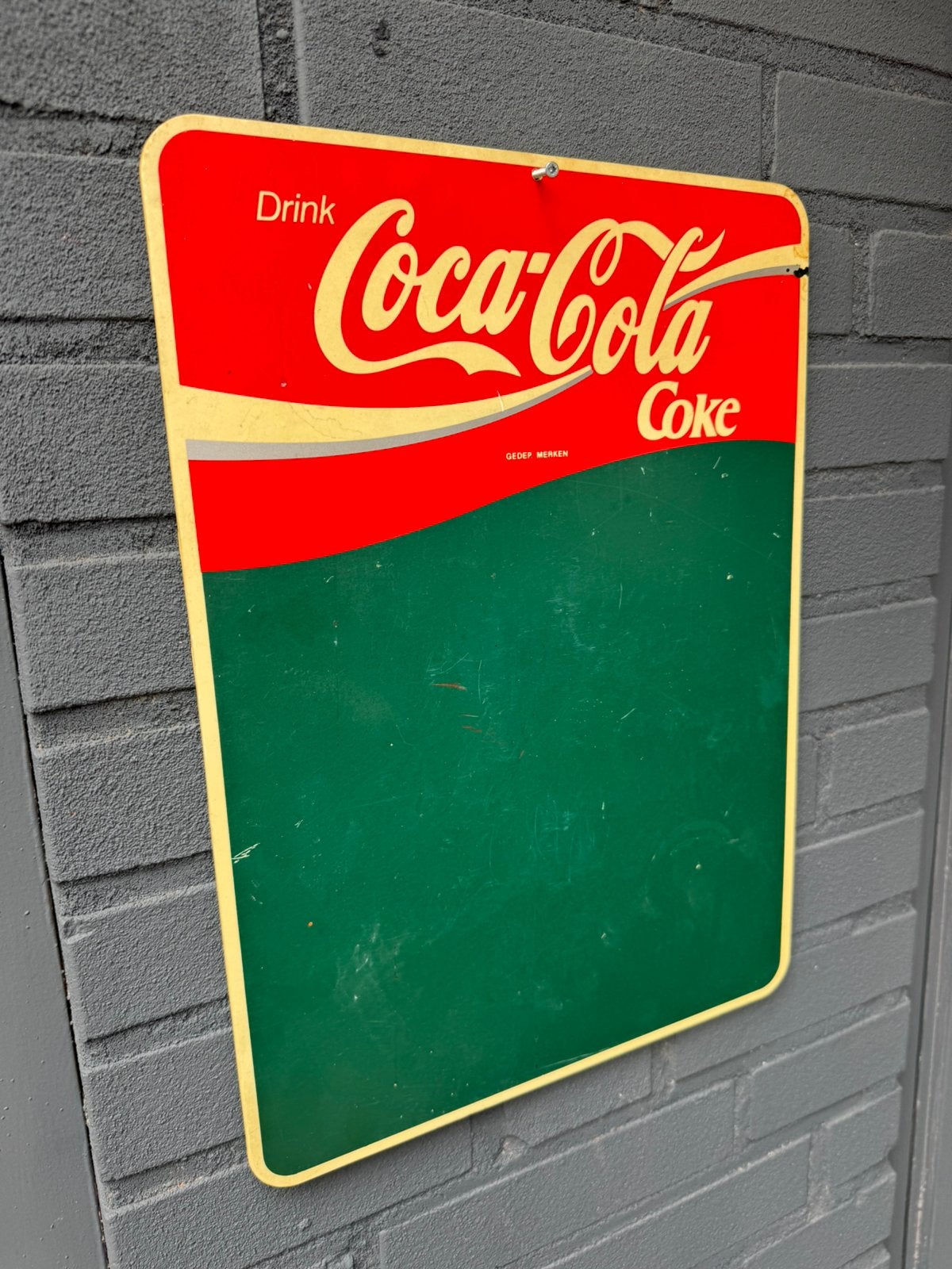 Ancien panneau d'affichage Coca Cola, Enlèvement ou Envoi, Utilisé, Panneau publicitaire