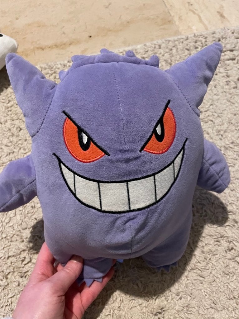 Knuffel Gengar, Pokémon, Ophalen of Verzenden, Gebruikt