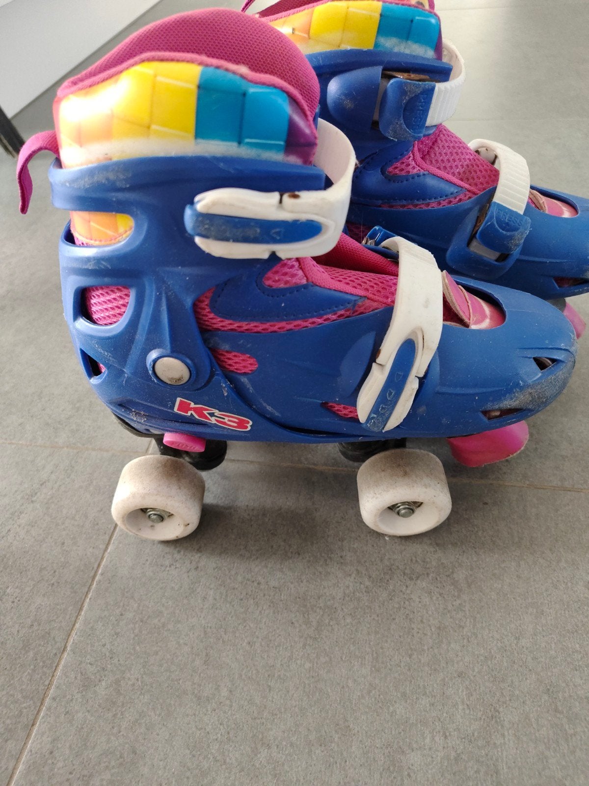 k3 rolschaatsen maat 34-37, Enlèvement, Réglable, Utilisé, Enfants