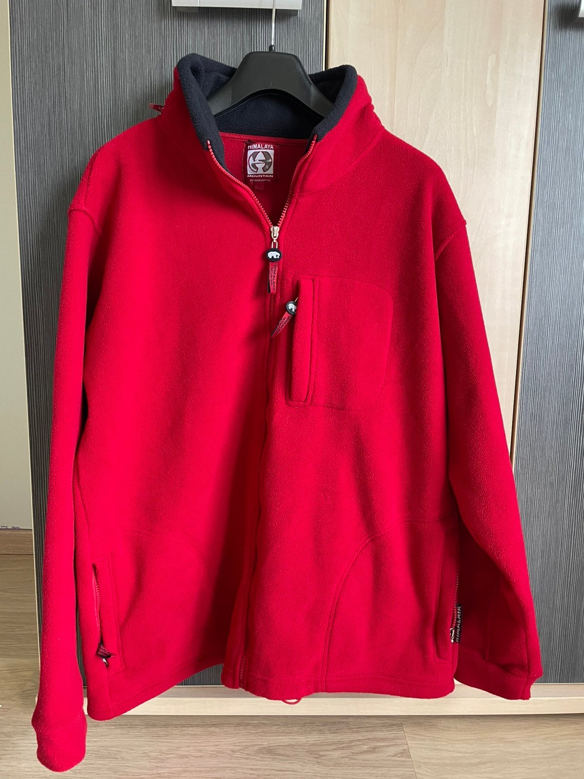 Fleece Trui Himalaya Mountain  Rood Maat L, Ophalen of Verzenden, Zo goed als nieuw, Maat 52/54 (L), Rood