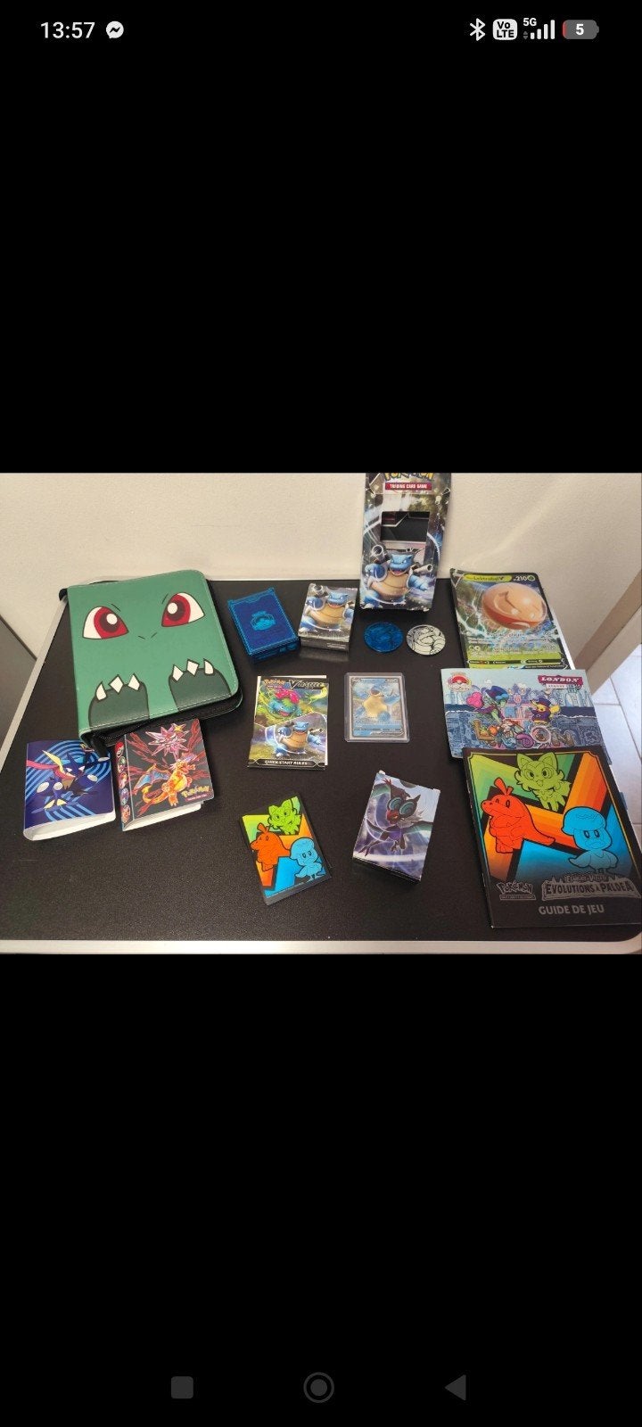 lot pokémon, Enlèvement