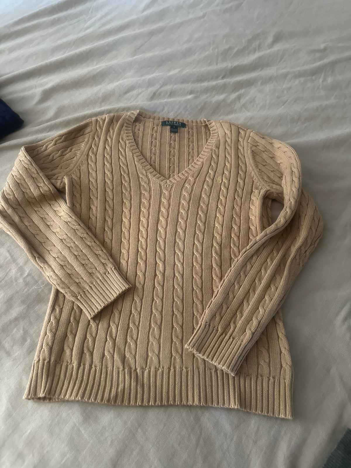 Ralph lauren, Verzenden, Zo goed als nieuw, Maat 36 (S), Beige