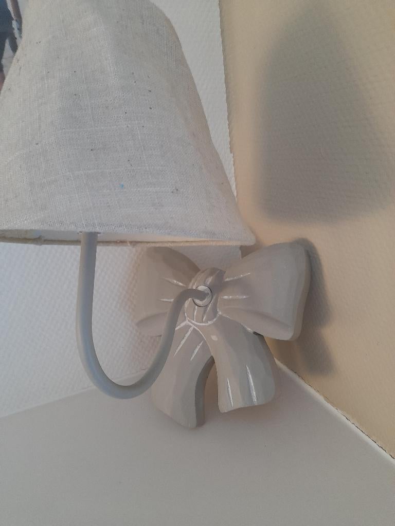 Lampe murale Country avec capuchon, Enlèvement, Utilisé, Crème, Rond