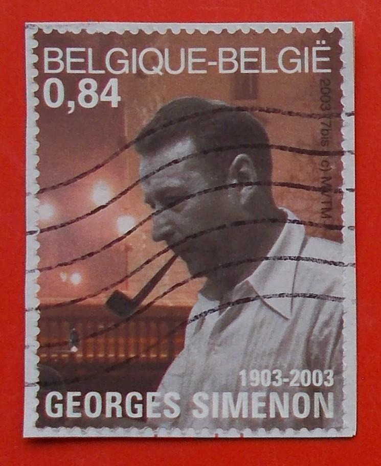 België 2003 nr. 3169 Georges Simenon, Timbres & Monnaies, Envoi, Affranchi, Oblitéré