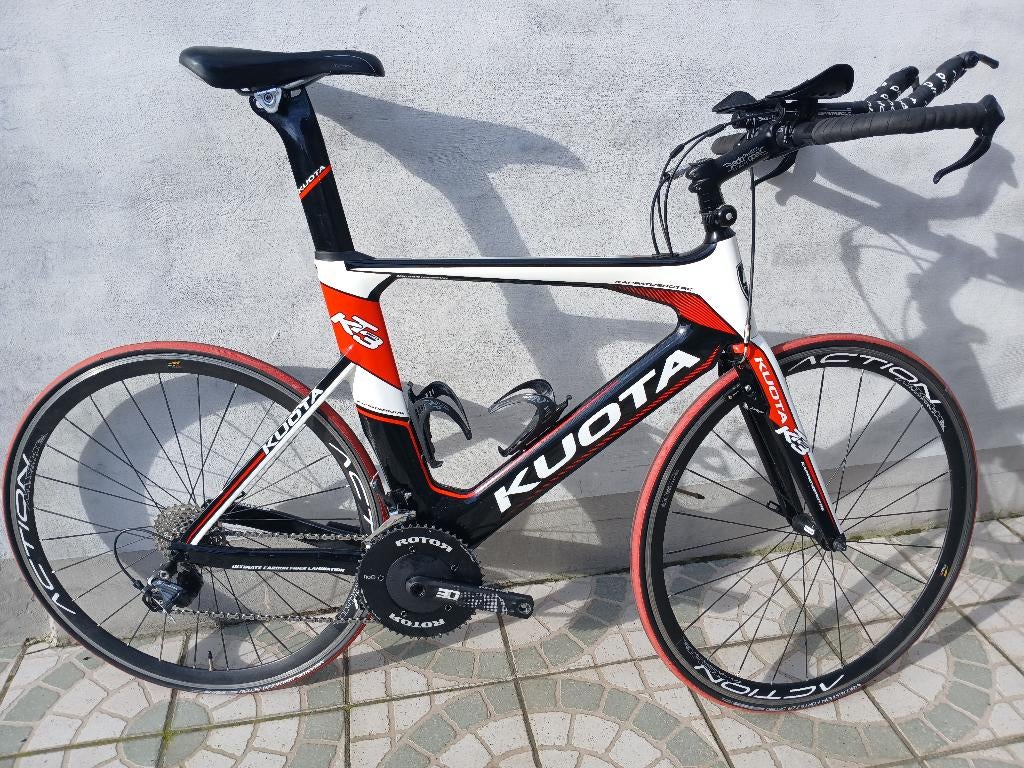 Tijdritfiets Kuota KT04, Fietsen en Brommers, Carbon, 10 tot 15 versnellingen, Zo goed als nieuw, 57 tot 61 cm