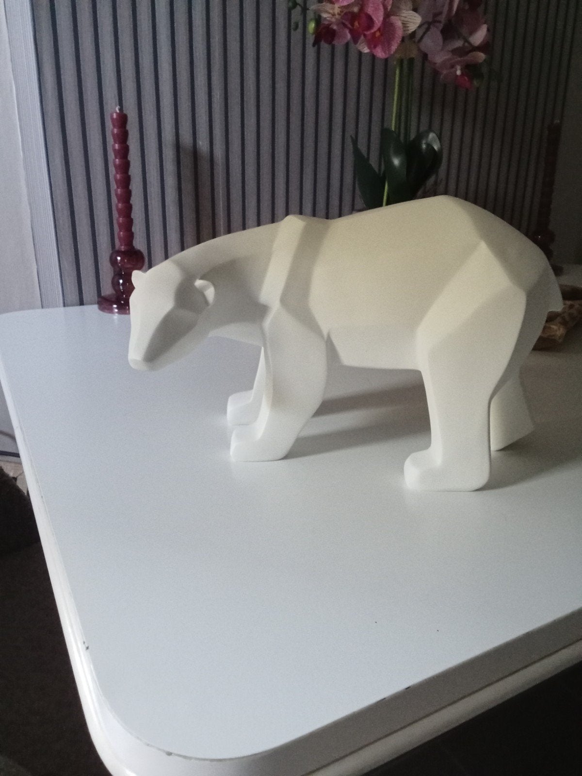 Decoratie ijsberen, Ophalen