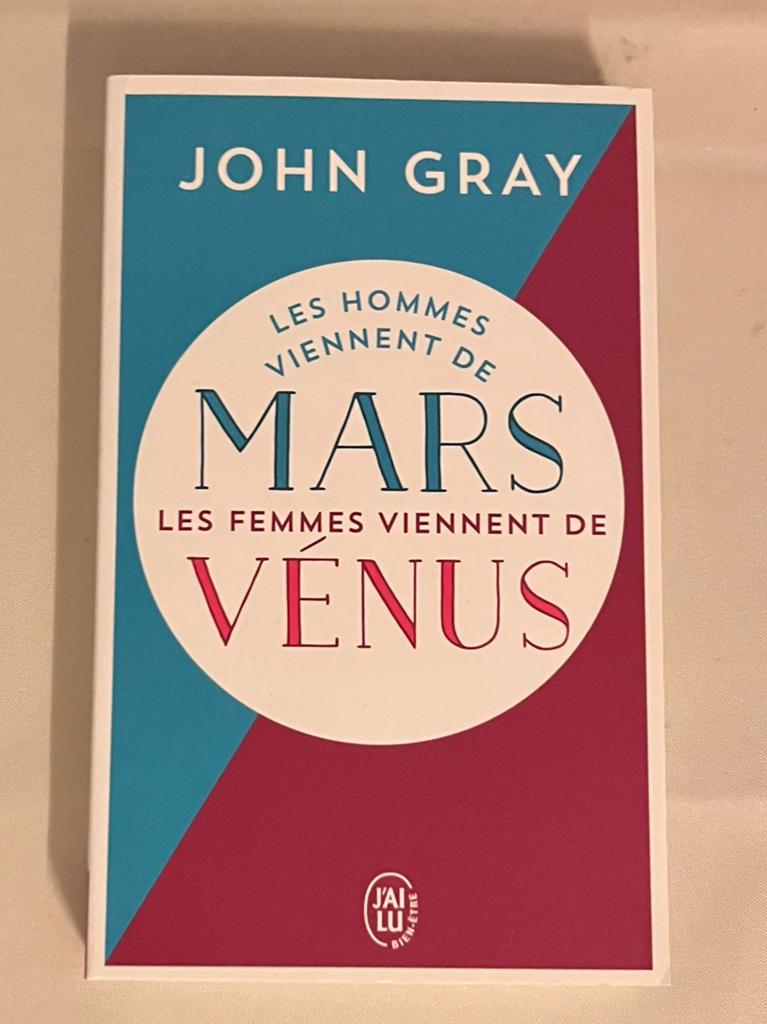 Les hommes viennent de Mars et les femmes viennent de Vénus, Livres, Psychologie, Envoi, Neuf