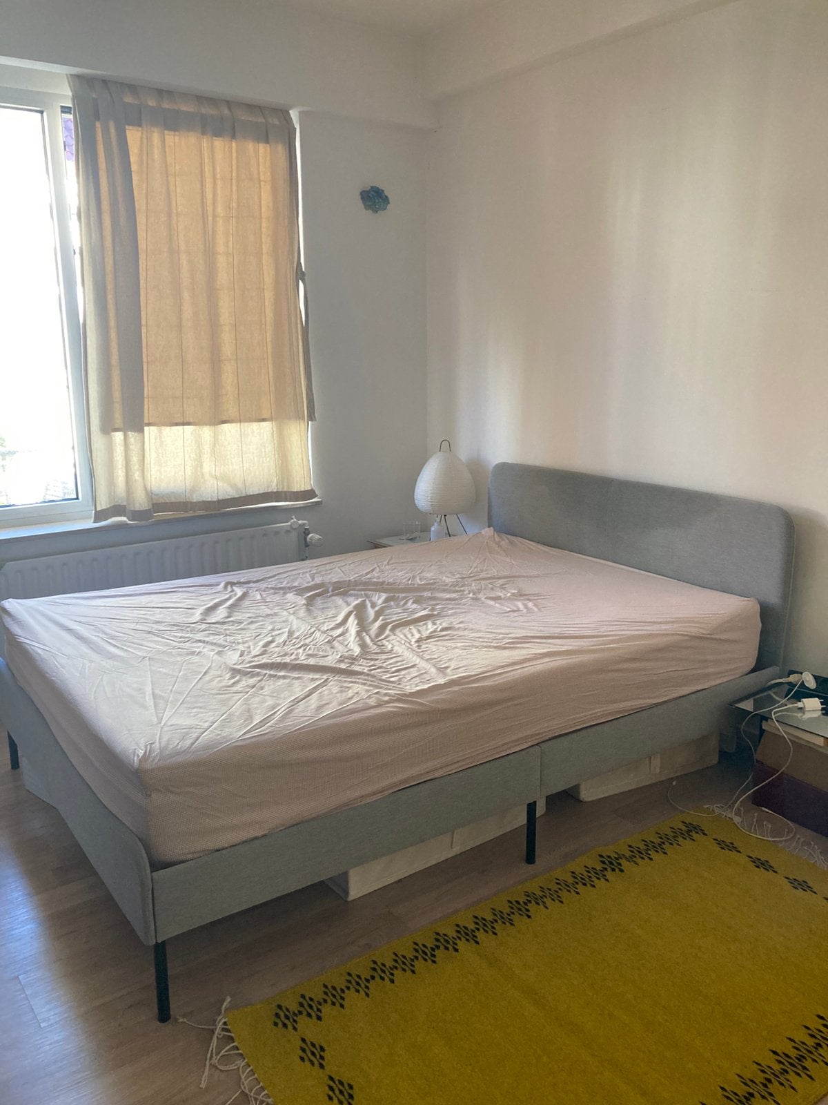ikea lit et matelas morgendal, Huis en Inrichting, Slaapkamer | Complete slaapkamers, Ophalen, Gebruikt, Tweepersoons