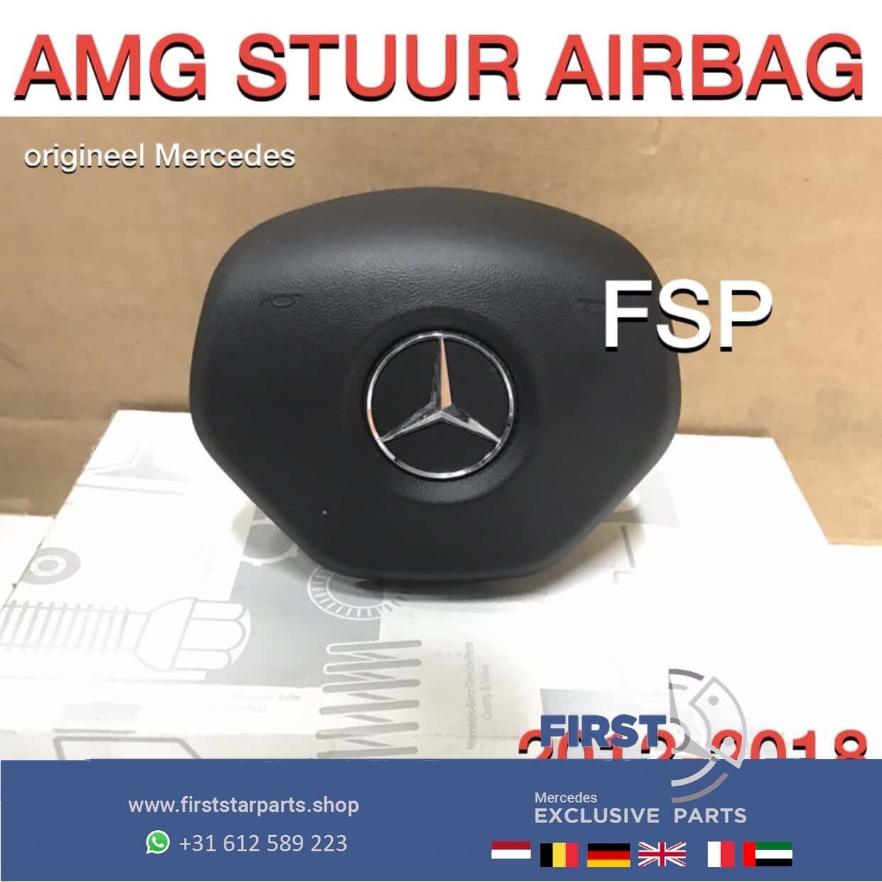 AMG STUUR AIRBAG A45 CLA45 GLA45 C63 E63 ML63 GLE63 G63 AMG