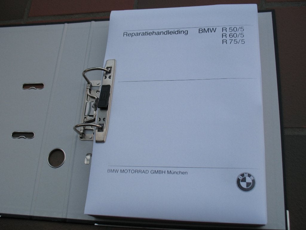 Nederlandstalig BMW garageboek R50/5 - R60/5 - R75/5, Motoren, Ophalen of Verzenden, BMW