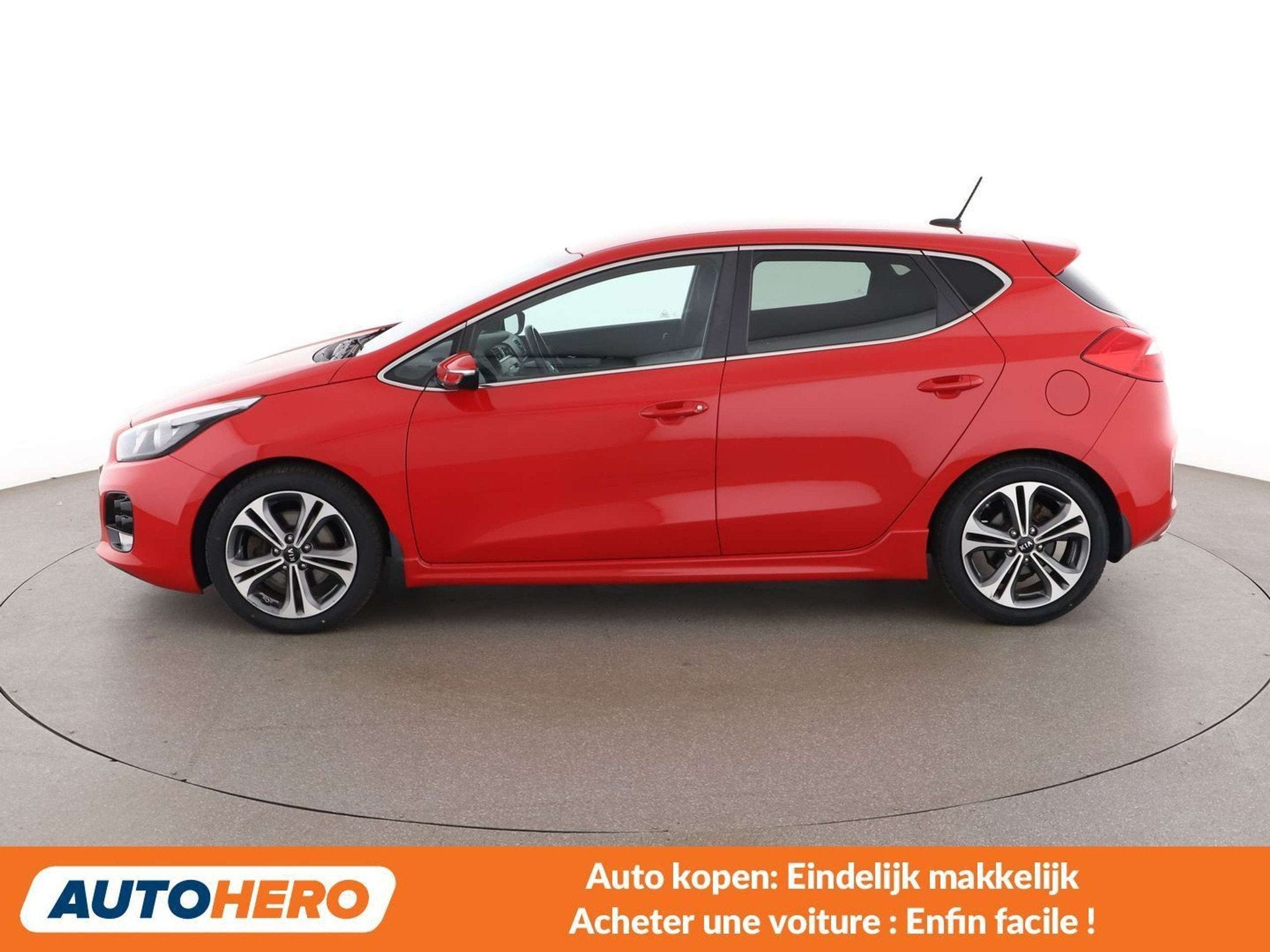 Kia Ceed / cee'd 1.6 CRDi GT Line (bj 2016), Auto's, Stof, Gebruikt, Zwart, 136 pk