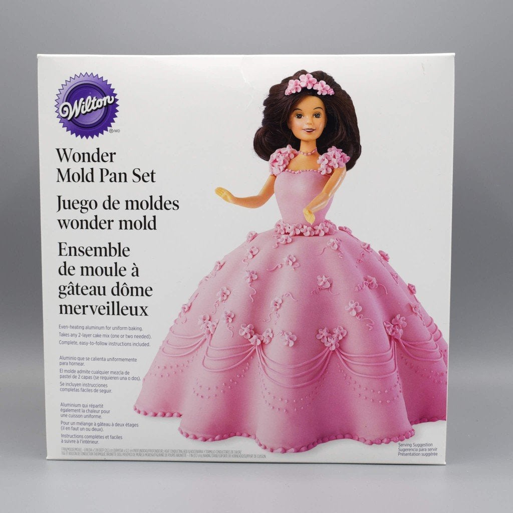 Wilton Barbie cake vorm, Ophalen of Verzenden, Zo goed als nieuw, Taarten, Bakvorm