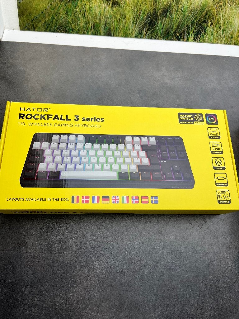 Hator Rockfall 3 TKL – Clavier mécanique, Computers en Software, Toetsenborden, Nieuw, Overige indelingen, Draadloos, Ergonomisch