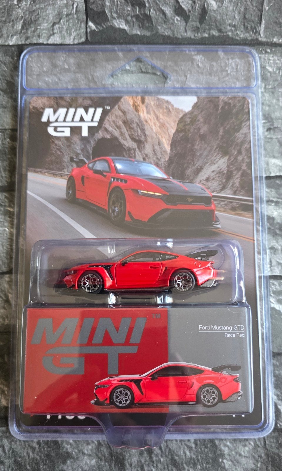 Ford mustang GTD Race Red (blister), Neuf, Enlèvement ou Envoi, Voiture, Mini gt