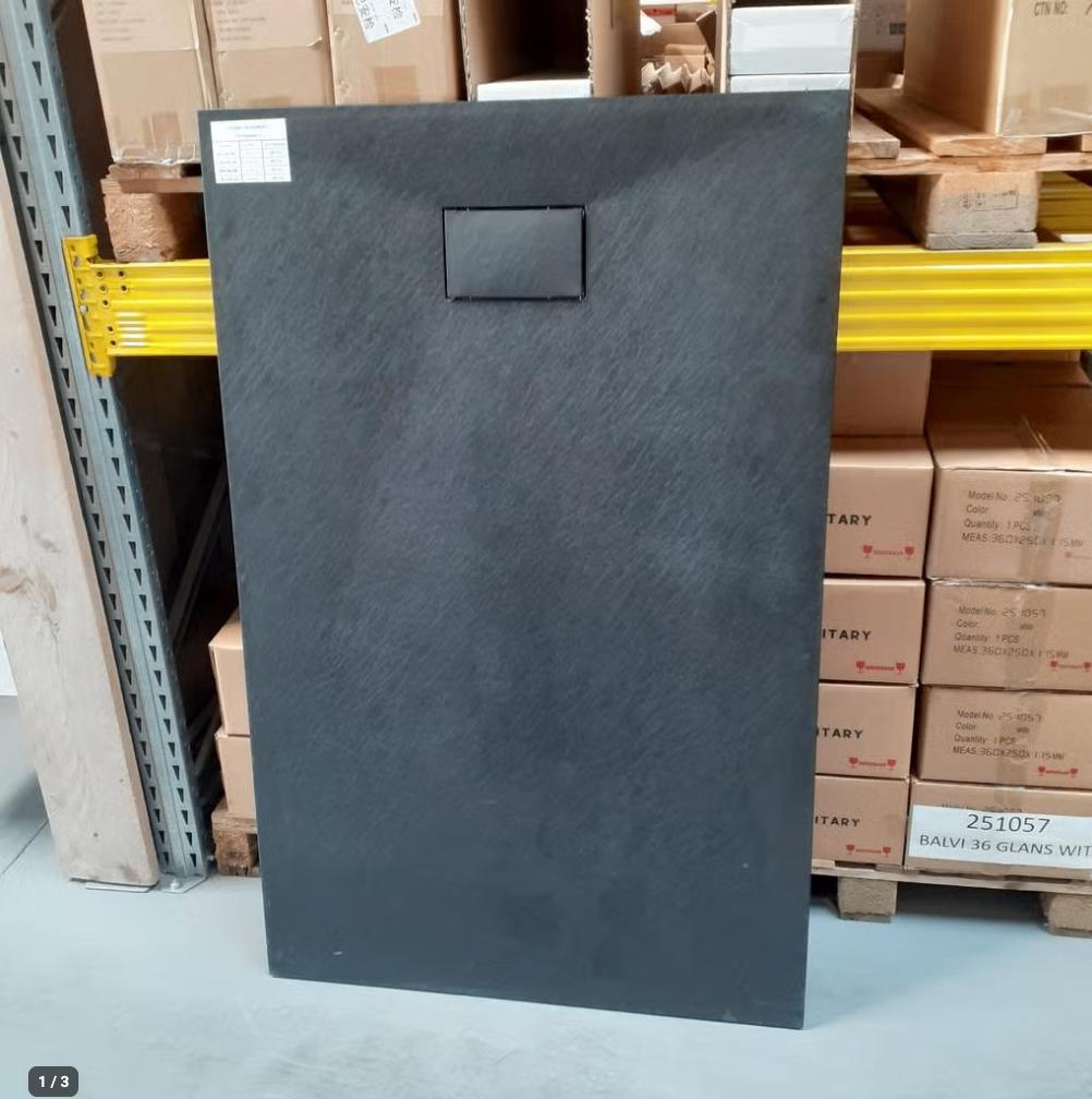 Douchebak, Meerdere Afmetingen/Kleuren, SMC, Garantie, Numa, Verzenden, Nieuw, Zwart, Kunststof