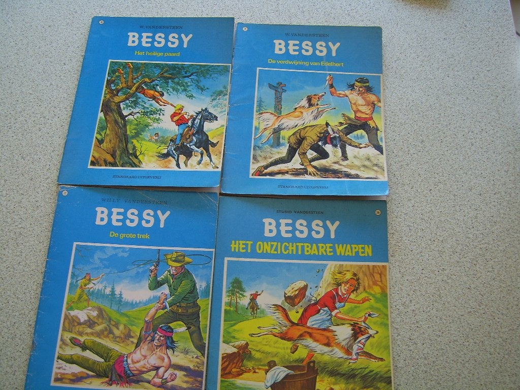 Stripverhalen van Bessy en Bessy Natuurkommando, Boeken, Stripverhalen, Meerdere stripboeken, Ophalen of Verzenden, Gelezen, Willy Vandersteen
