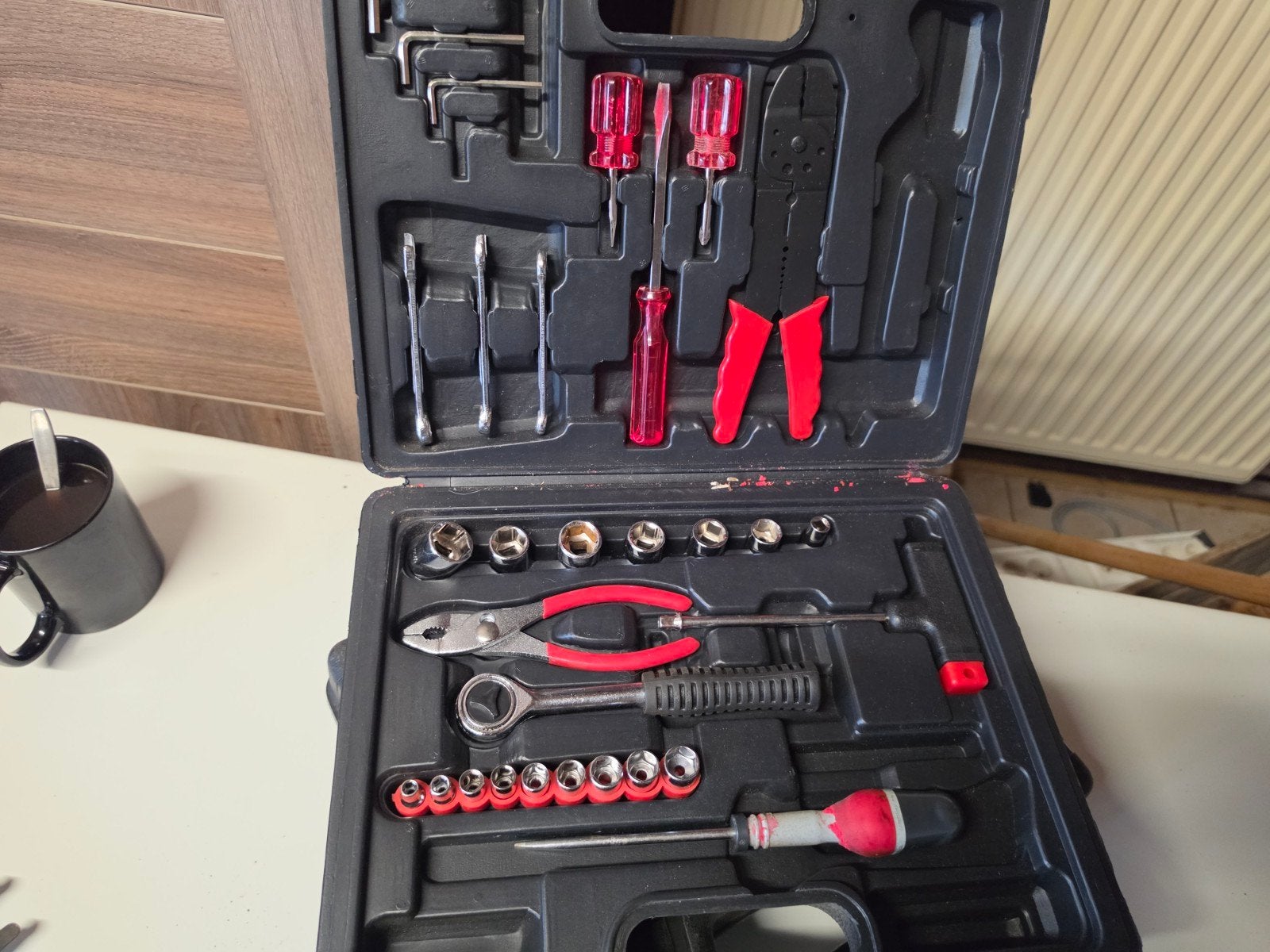 gereedschap set en boormachine, Doe-het-zelf en Bouw, Ophalen of Verzenden