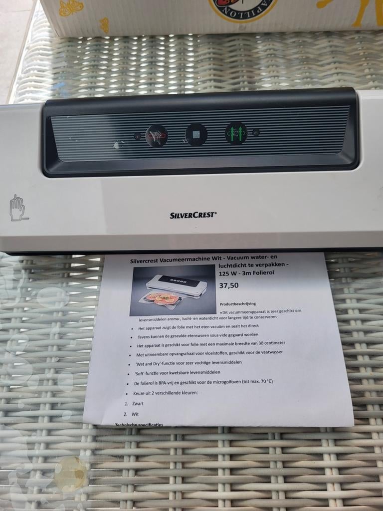 Silvercrest Vacueermachine wit., Elektronische apparatuur, Airco's, Ophalen