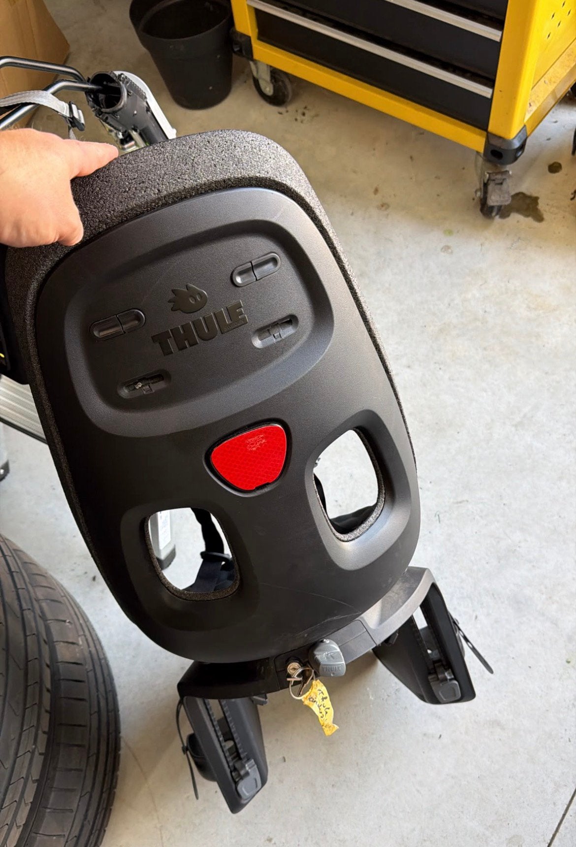 2 sièges de vélo Thule Polisport Heel Proper pour enfants, Enlèvement, Comme neuf