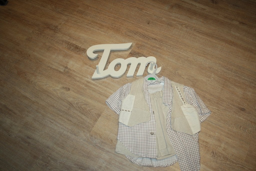 Kapstok Tom, Kinderen en Baby's, Ophalen, Handgemaakt, Zo goed als nieuw, Wit