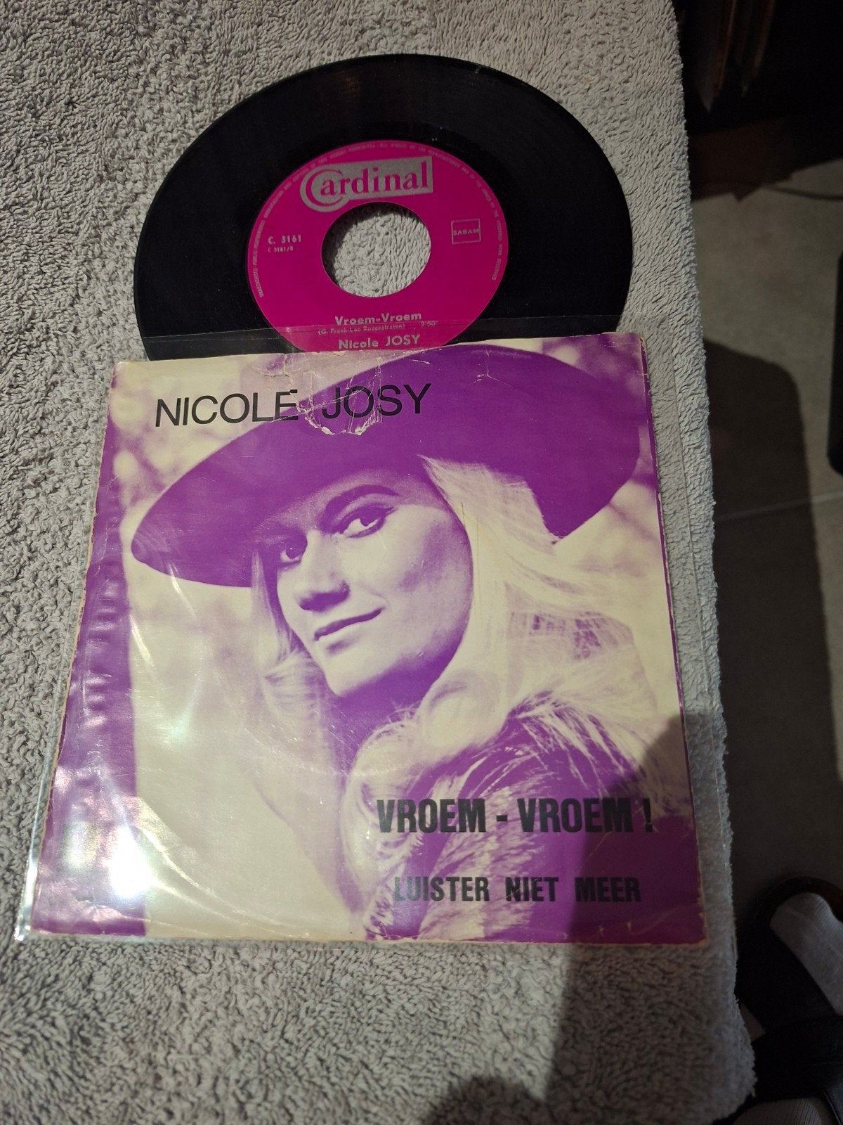Nicole josy vroem vroem, En néerlandais, Enlèvement ou Envoi, 7 inch, Utilisé