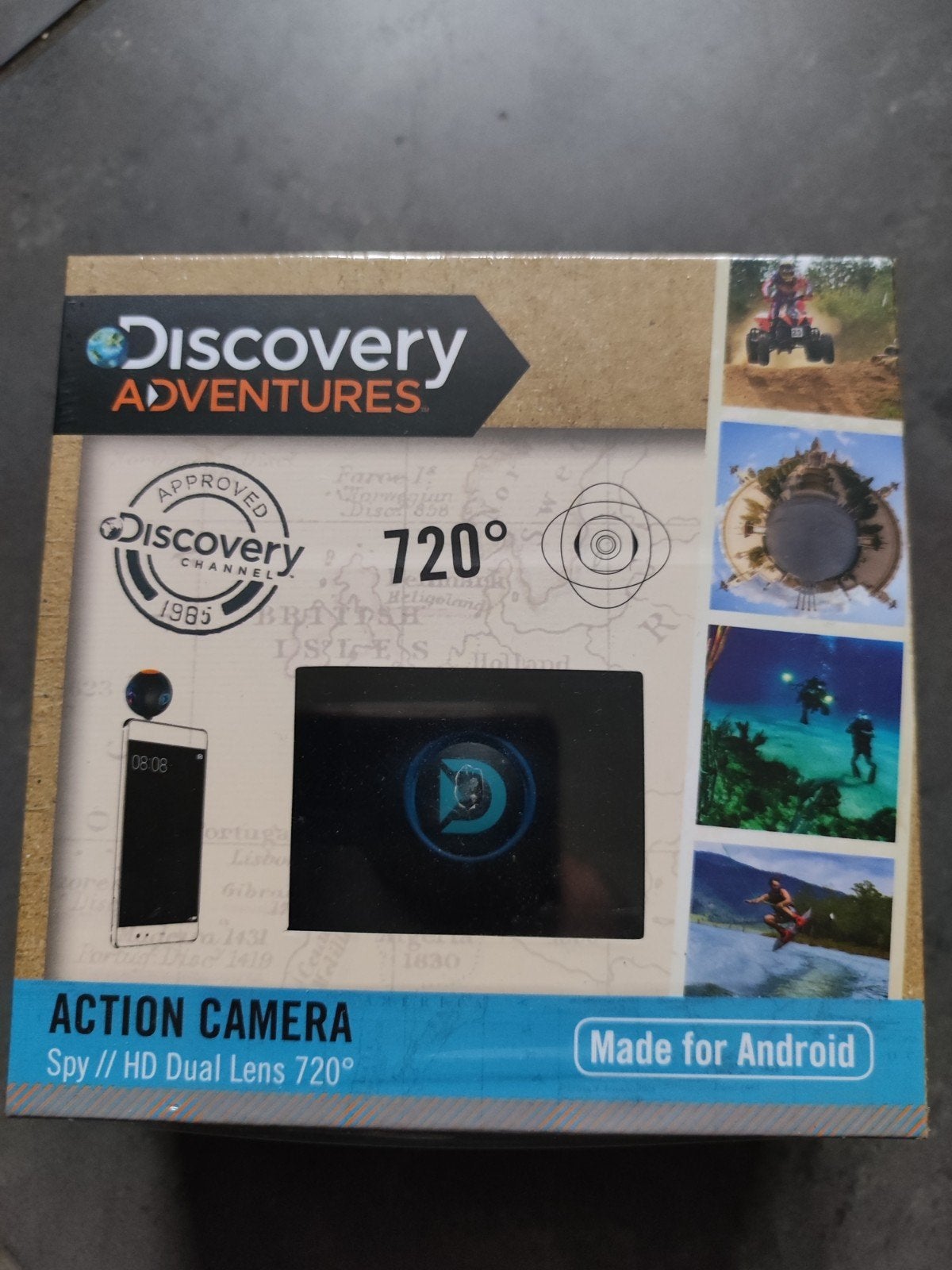 Discovery Adventures action camera (android), Enlèvement, Neuf