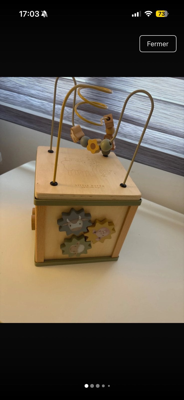 Cube little dutch, Kinderen en Baby's, Speelgoed | Houten speelgoed, Ophalen of Verzenden, Zo goed als nieuw