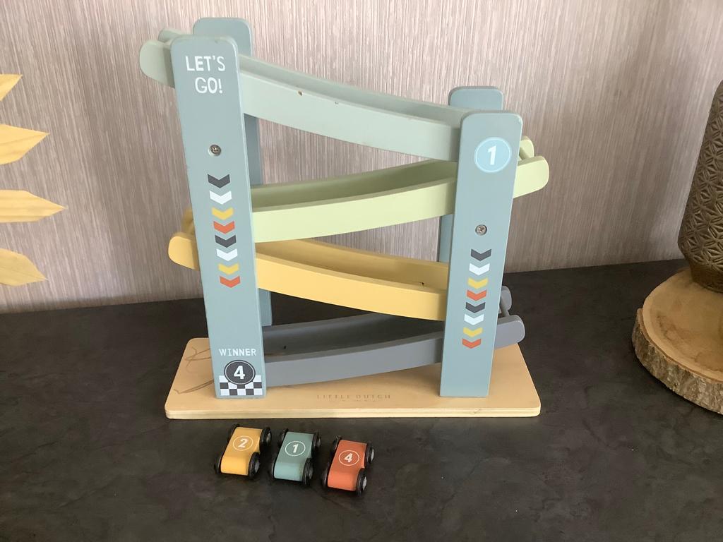 Little Dutch houten autobaan (29x30 cm), Kinderen en Baby's, Speelgoed | Houten speelgoed, Ophalen of Verzenden, Gebruikt, Overige typen